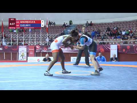 Round 2 WW - 59 kg: B. MAKANJUOLA (NGR) v. F. ELKELINY (EGY)