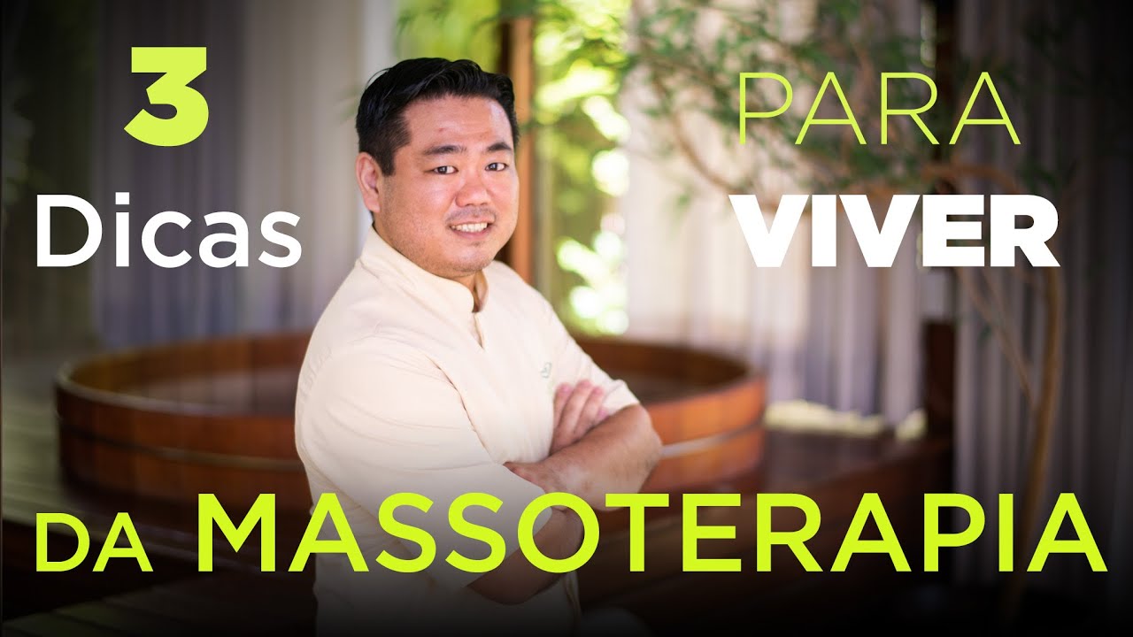 3 dicas para viver da massoterapia