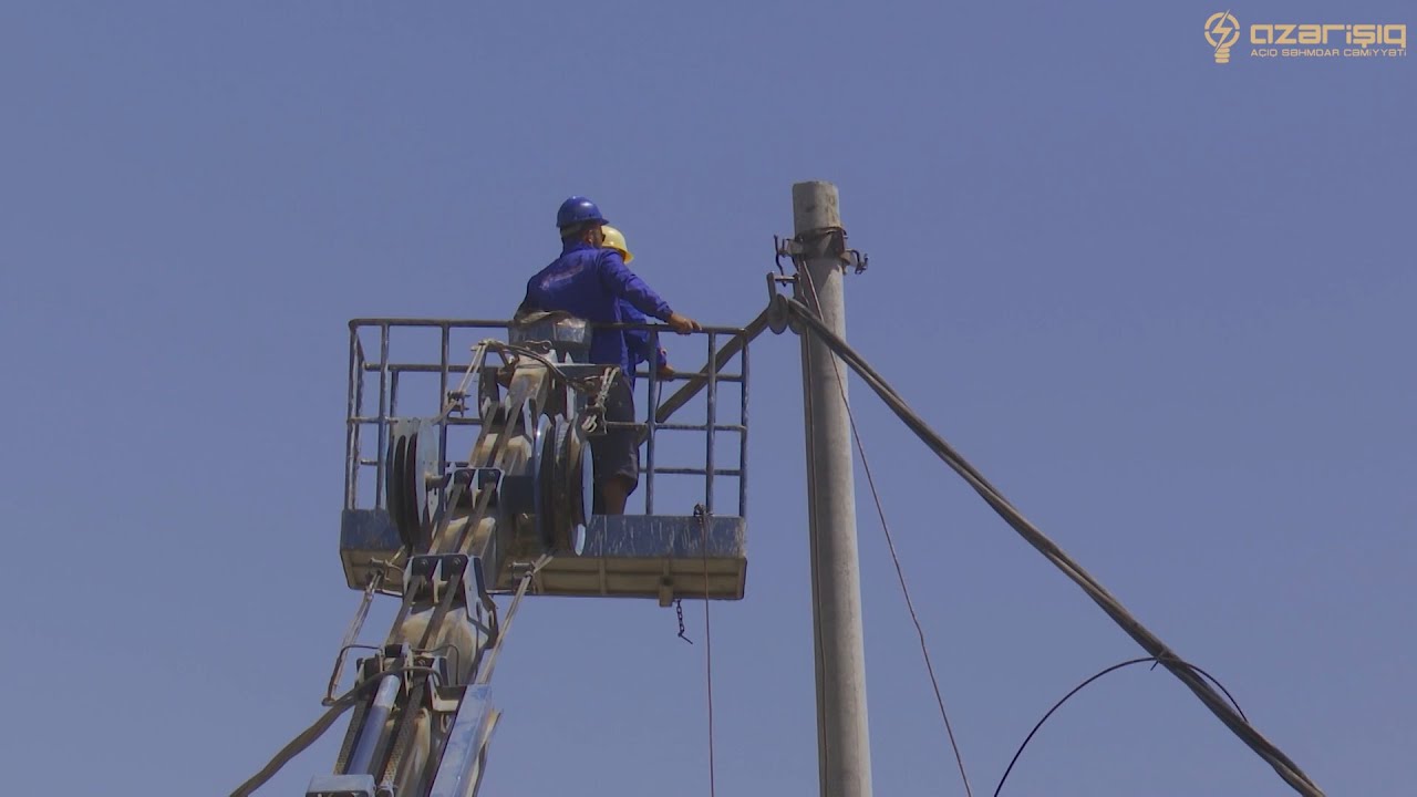 Kəlbəcərin elektrik şəbəkəsi yenidən qurulur VİDEO