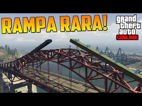RAMPA RARA! MEGA DIFICIL!! - Gameplay GTA 5 Online Funny Moments (Carrera GTA V PS4)