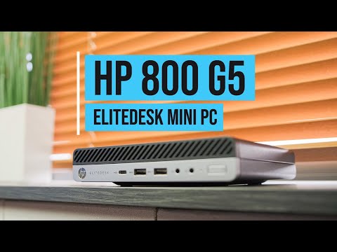 HP EliteDesk 800 G5 Mini PC Core i5 9500T 2.2 GHz | 16 GB | 500 NVME | WIN 11 | DP | Adaptador VGA