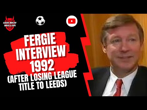 Fergie Interview 1992 (After Losing The League Title To Leeds)