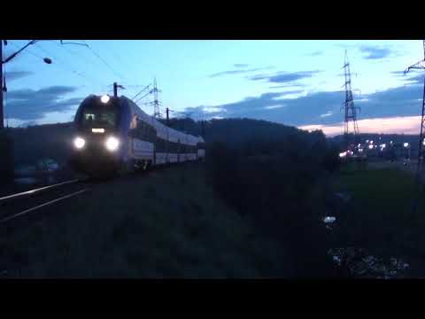 Tren de marfa GFR DMU-001 in probe, trece pe la Selgros Suceava - 21.10.2020