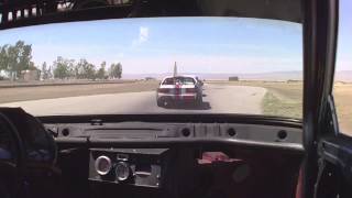 LeMons Buttonwillow 2014 - Cerveza Racing Following Pac Man 944S2
