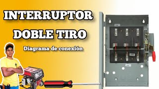 COMO CONECTAR INTERRUPTOR DOBLE TIRO A 127v