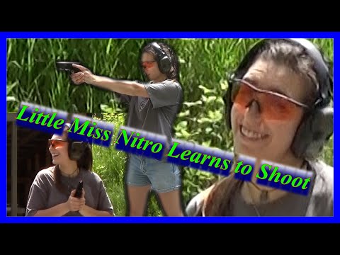 Little Miss Nitro Takes Her First Shooting Lesson, Sort Of: The Blind Marksman.