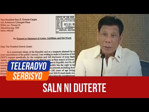 Lawyer requests Duterte’s SALN anew amid Pharmally issue resurgence Headline Ngayon (06 June 2024)