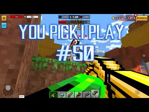 You Pick,I Play! #50 - Clan Siege Battle (Thunder71) Pixel Gun 3D
