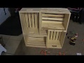 DIY, Wooden Crate Closet Shelves