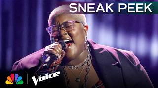 All Four Coaches Turn for Chari’s INCREDIBLE Cover of "Get Here" | The Voice Blind Auditions | NBC