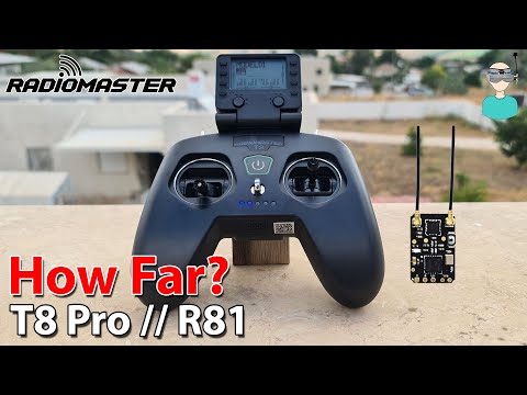 Radiomaster T8 Pro // R81 Receiver Range Test
