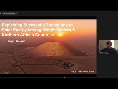Rory Selvey - Explaining Successful Transitions to Solar Energy among MENA countries