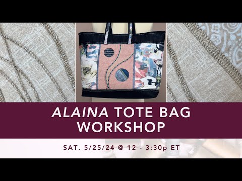 Serger Tote Bag Workshop