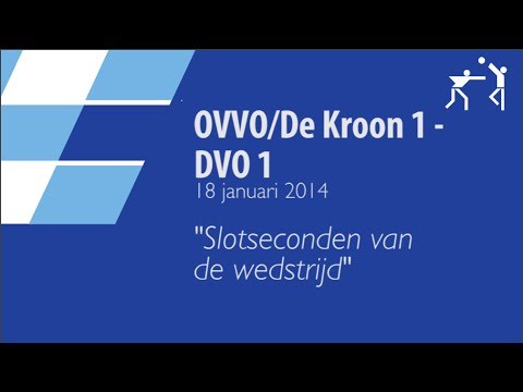Slotseconden bij OVVO/De Kroon 1 tegen DVO 1