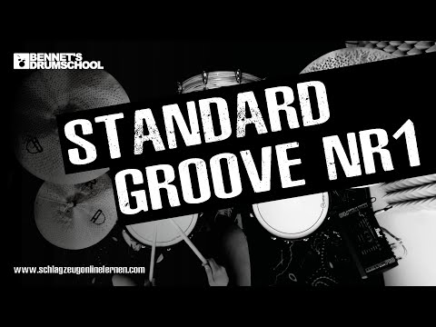 Schlagzeug lernen. - Dein erster Groove! Standard Groove Nr. 1