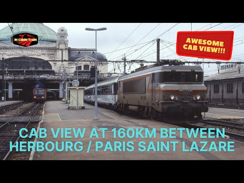 From Limoges Bénédictins to Paris Austerlitz in the cabin of the incredible BB22280