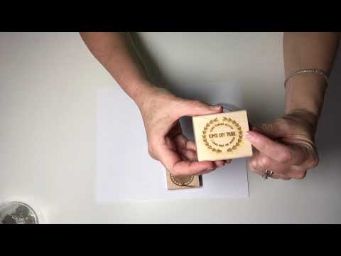 Rubberstamps via Glowforge