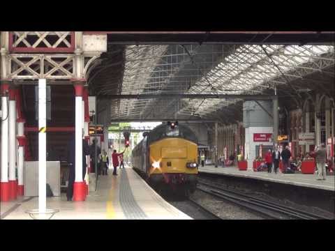 37611 departing Preston with the Preston - Barrow in Furness. 26/05/15.
