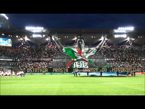 Oprawa przed meczem Legii z Wisłą