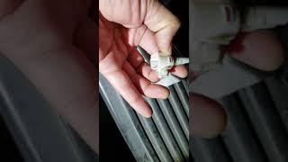 How to easily open tailgate on Toyota Sequoia when latch is stuck in locked position.