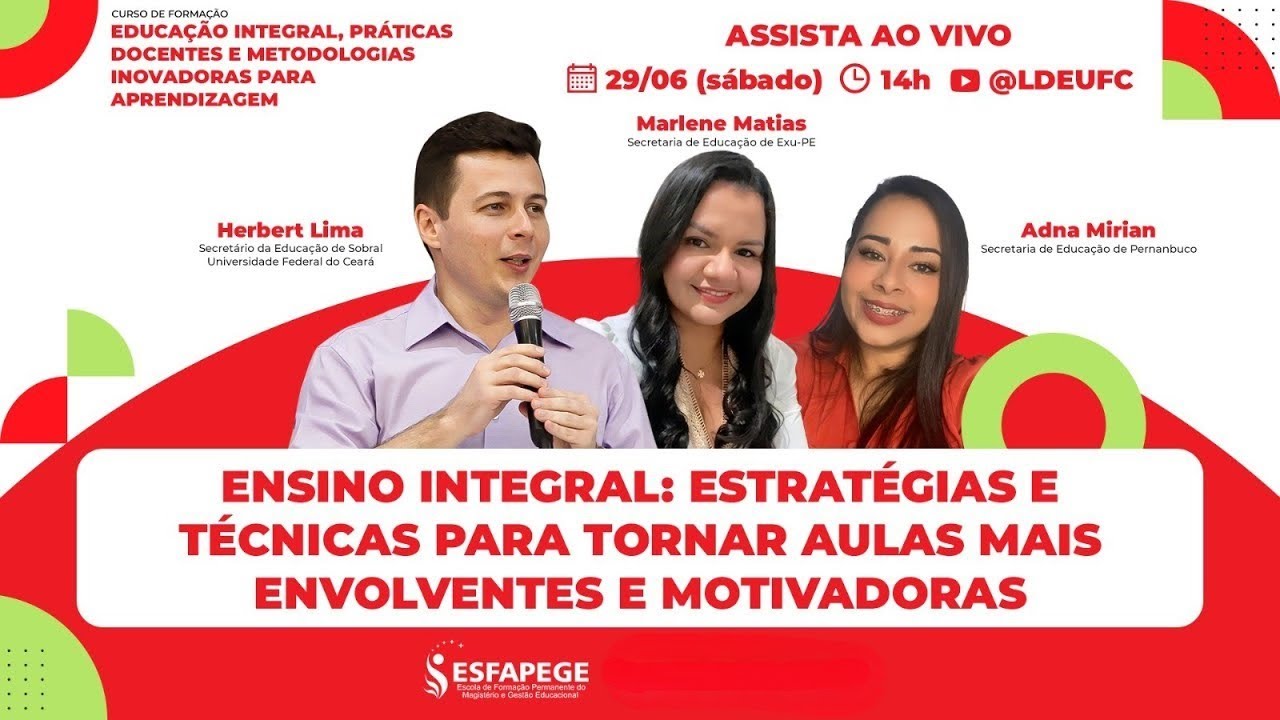 [AULA 5] Ensino integral: estratégias e técnicas para tornar aulas mais envolventes e motivadoras