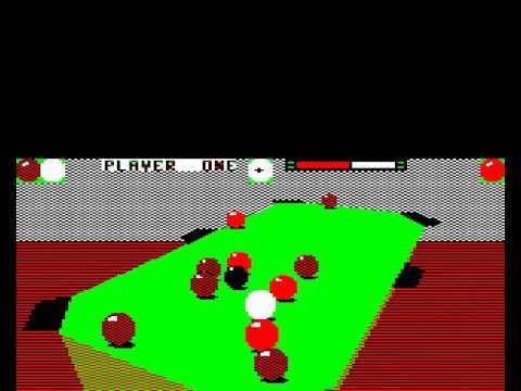 3D Pool by Aardvark Software on the Acorn Electron