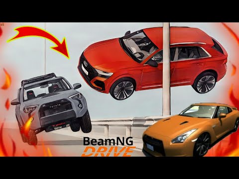 Highway out of control high speed Car Crashes (#51) BeamNG Car Driving