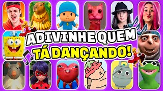 ADIVINHE QUEM TÁ DANÇANDO!💃🎵 Pocoyo, Enaldinho, Ay Mi Gatito Miau Miau, Gruzinho,Emilly, Ana Castela