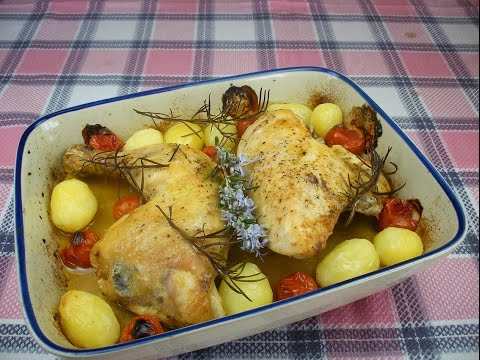 Pollo al horno