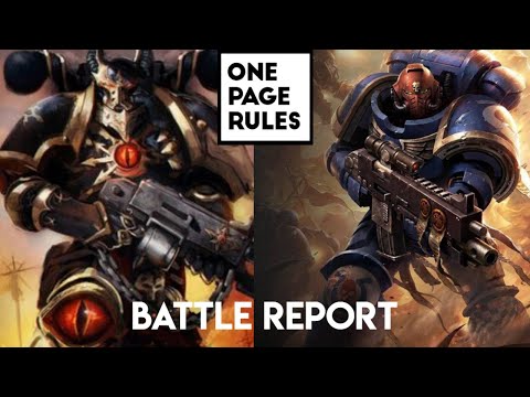 One Page Rules Grimdark Future Battle Report: Havoc Brothers vs Prime Brothers!
