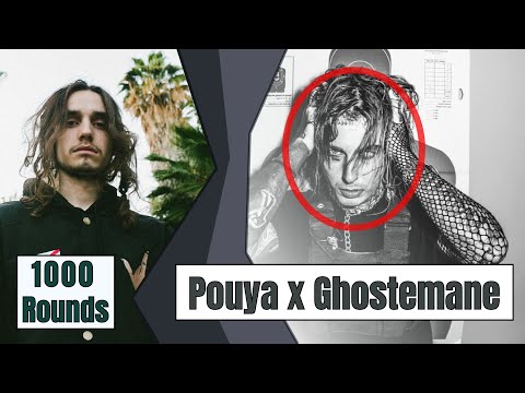 Pouya x Ghostemane! Genius VS Live "1000 ROUNDS"