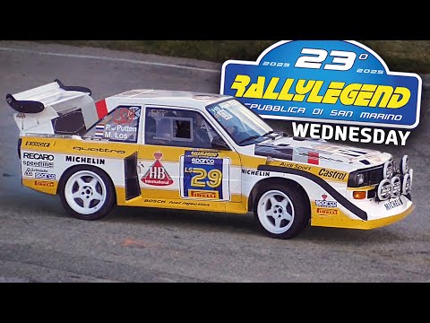 Rallylegend 2025 | San Marino | Service Park Tour + Audi S1 Action | Wednesday