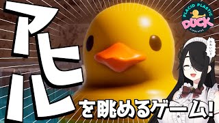 カカポがくさタイプを突き飛ばして守るシーン - アヒルを眺めるゲーム!!【Placid Plastic Duck Simulator】