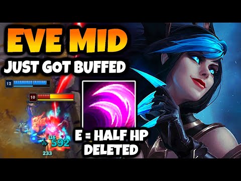 Riot BUFFED EVELYNN MID. Now she's EVEN MORE INSANE.