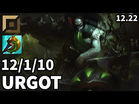 Urgot Top vs Camille - KR Master | Patch 12.22