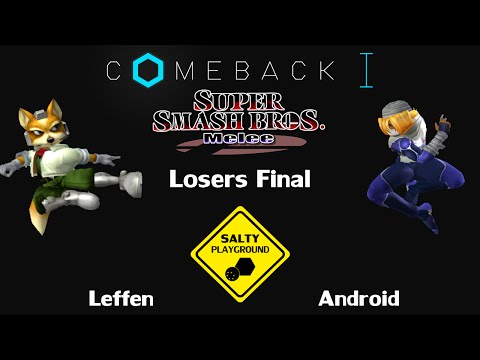 COMEBACK - Leffen (Fox) vs Android (Sheik) - Melee Losers Final