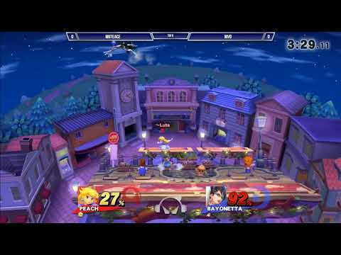 ECG Smash Weekly 2.24.18 - Top 8 - MuteAce (Peach) vs PG | MVD (Bayonetta/Diddy)