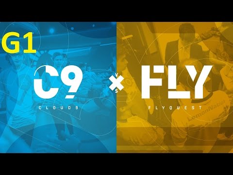 C9 vs FLY Game 1 Highlights - 2017 NALCS SPRING SPLIT - WEEK 6 DAY 3