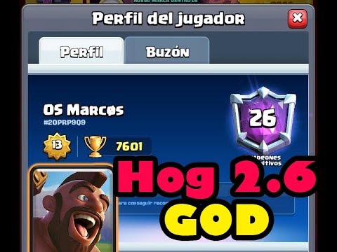 2.6 Hog cycle Never Die 👈Ⓜ️arcos❄ 7600+ gameplays - Clash Royale