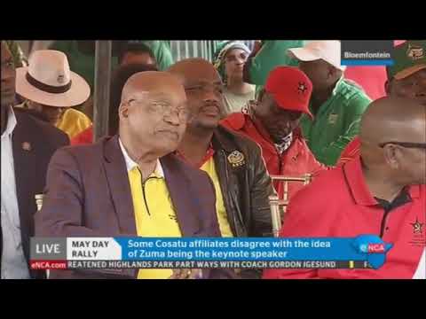 Zuma heckled at Cosatu rally
