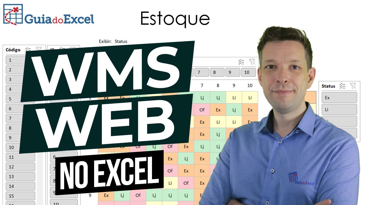 WMS WEB no Excel - Visualização de Estoque!
