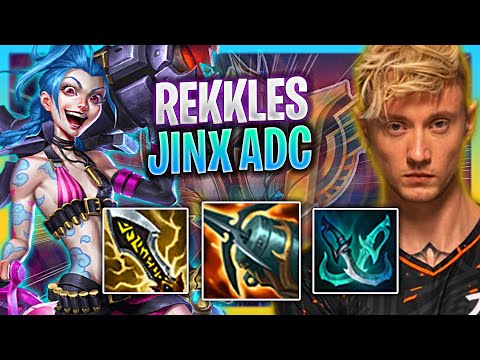 REKKLES IS A BEAST WITH JINX! | FNC Rekkles Plays Jinx ADC vs Xayah!  Season 2023