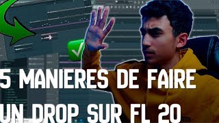 5 DROPS TRAP/RAP À FAIRE SUR FL STUDIO 20 - COMMENT FAIRE UN DROP BEATMAKING FR