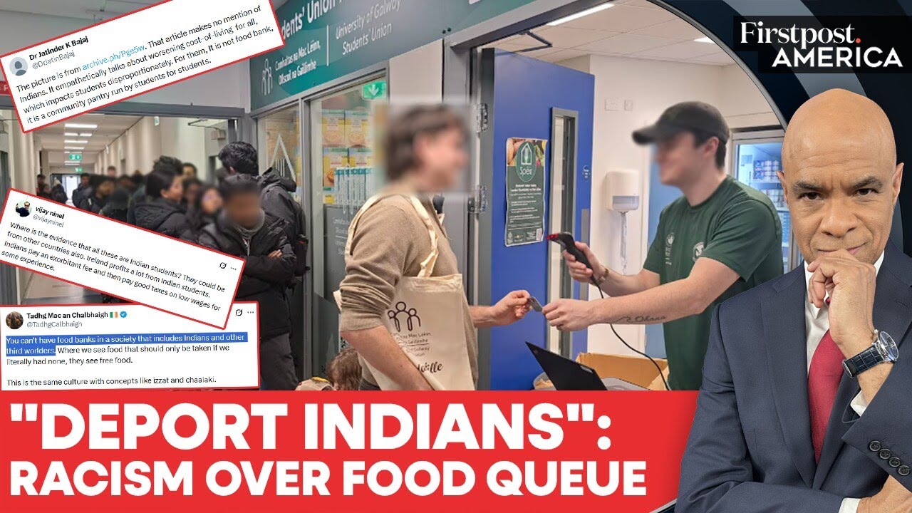 Indian Students Face Racist Abuse After Viral Pantry Queue Pic in Galway, Ireland |Firstpost America