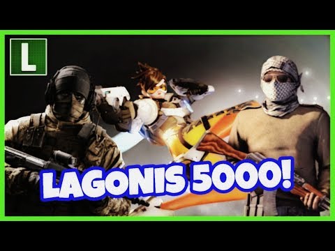 AGORA SOMOS 5000! MELHORES MOMENTOS DO CANAL! [Lagonis]