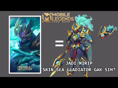 SKIN EPIC ALPHA REVAMP KOK JADI GINI. JADI MIRIP SKIN SEA GLADIATOR #mobilelegend