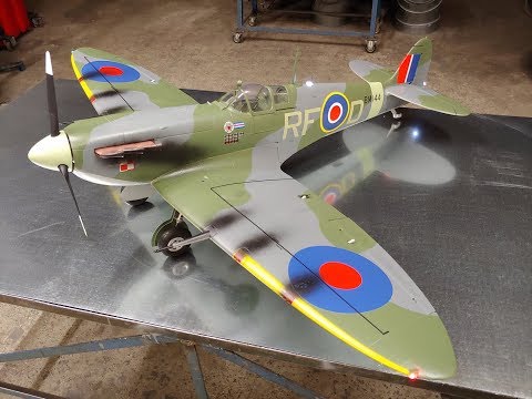 Avios Spitfire MkVb Super Scale 1450mm ETO Scheme Warbird (PNF) Unboxing