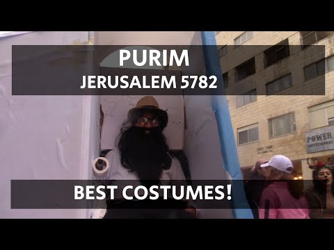 Purim in Jerusalem 5782 - The Best Costumes
