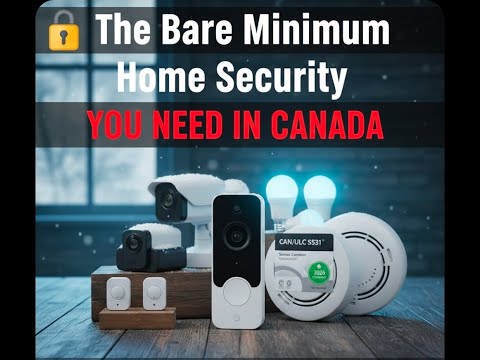 La sicurezza domestica minima di cui hai bisogno in Canada