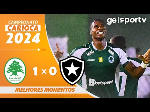 Gols e lances de Boa Vista-RJ x Botafogo